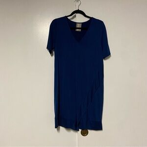 Anthropologie Dolan Left Coast Collection Blue Stretch Jersey Slinky Dress XS